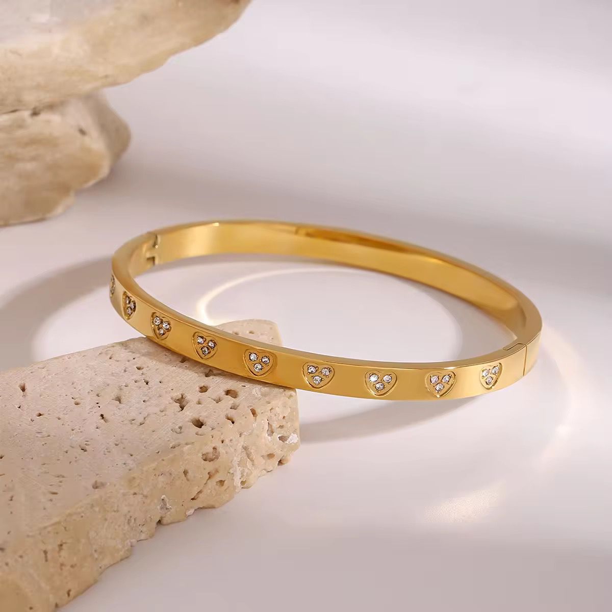 Love  Bangle Bracelet - 18k Gold Plated