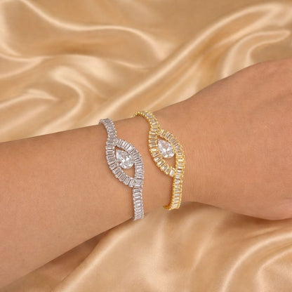 Zircon Evil Eye Bracelet