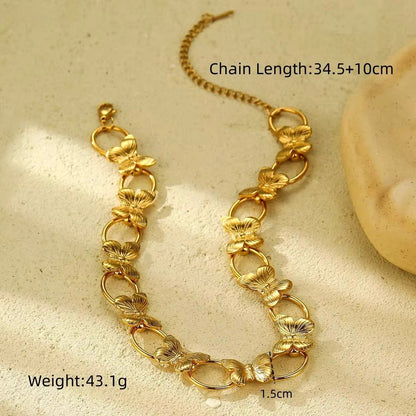 Gold Butterfly Necklace