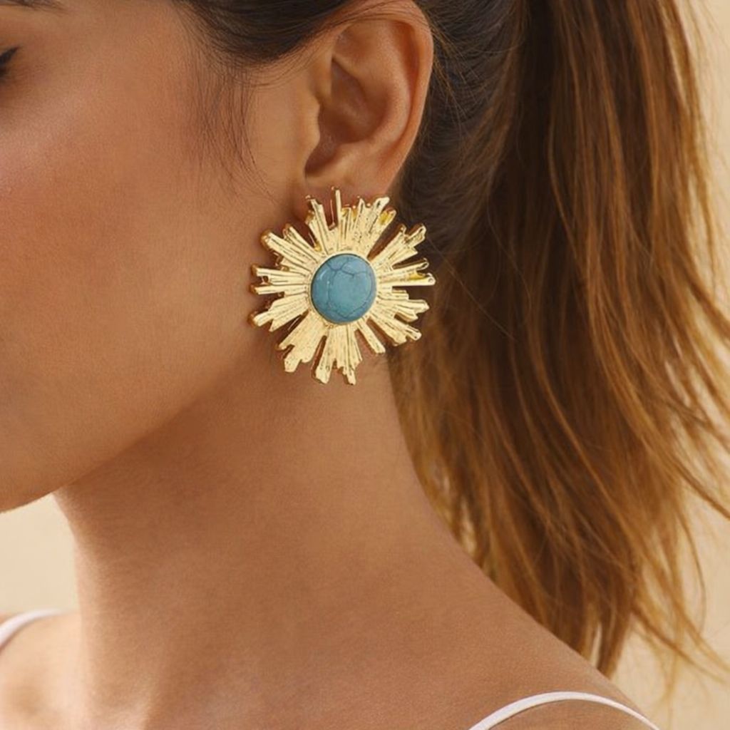 Radiant Turquoise Studs