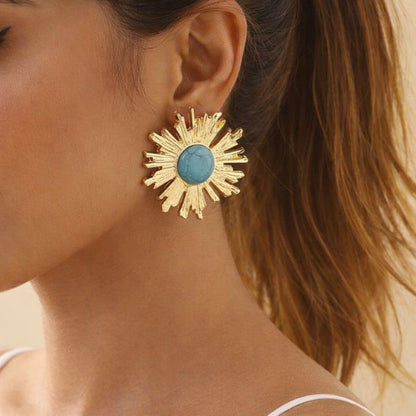 Radiant Turquoise Studs