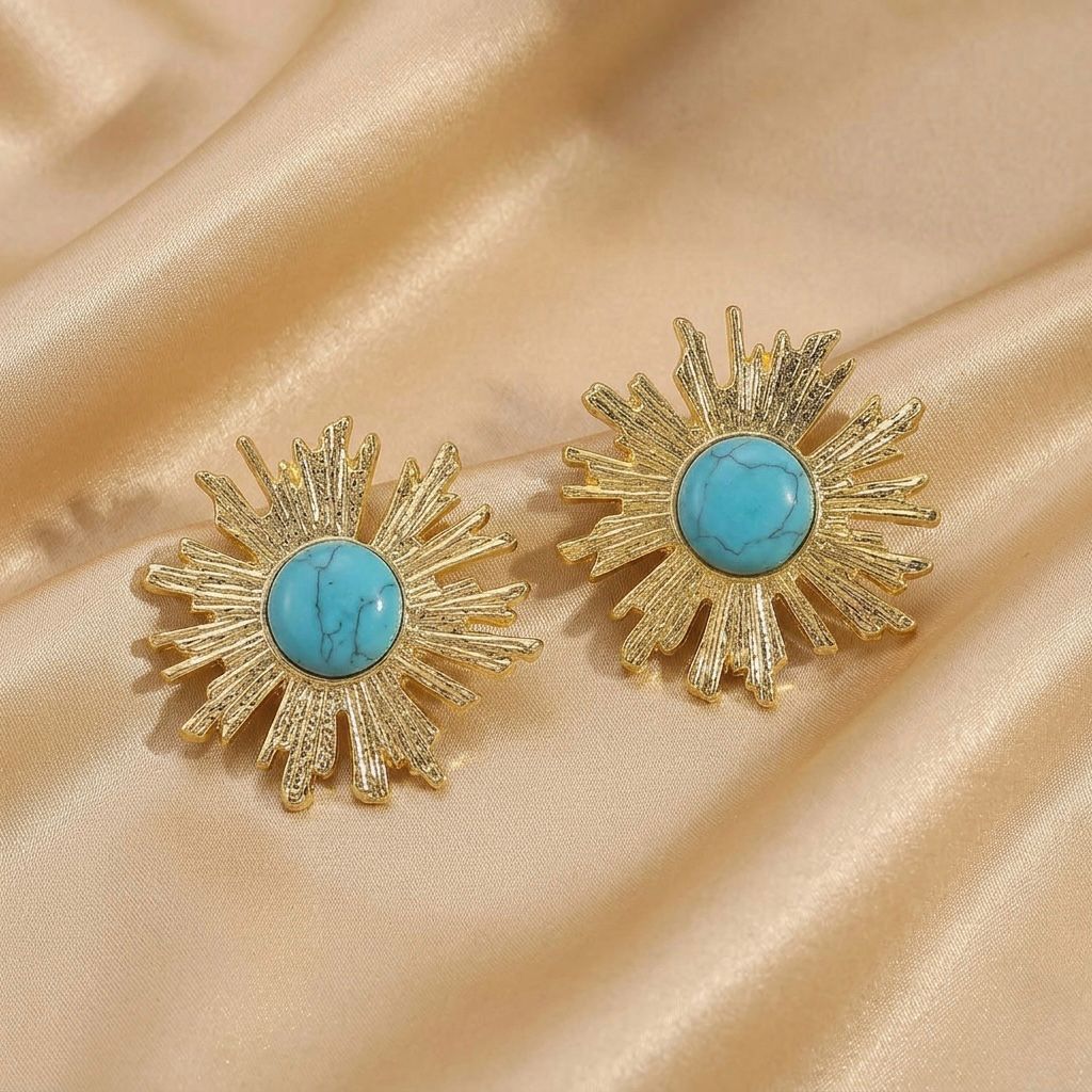 Radiant Turquoise Studs