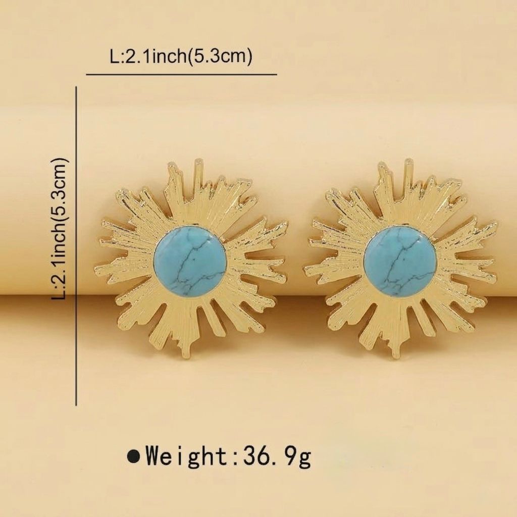 Radiant Turquoise Studs