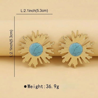 Radiant Turquoise Studs