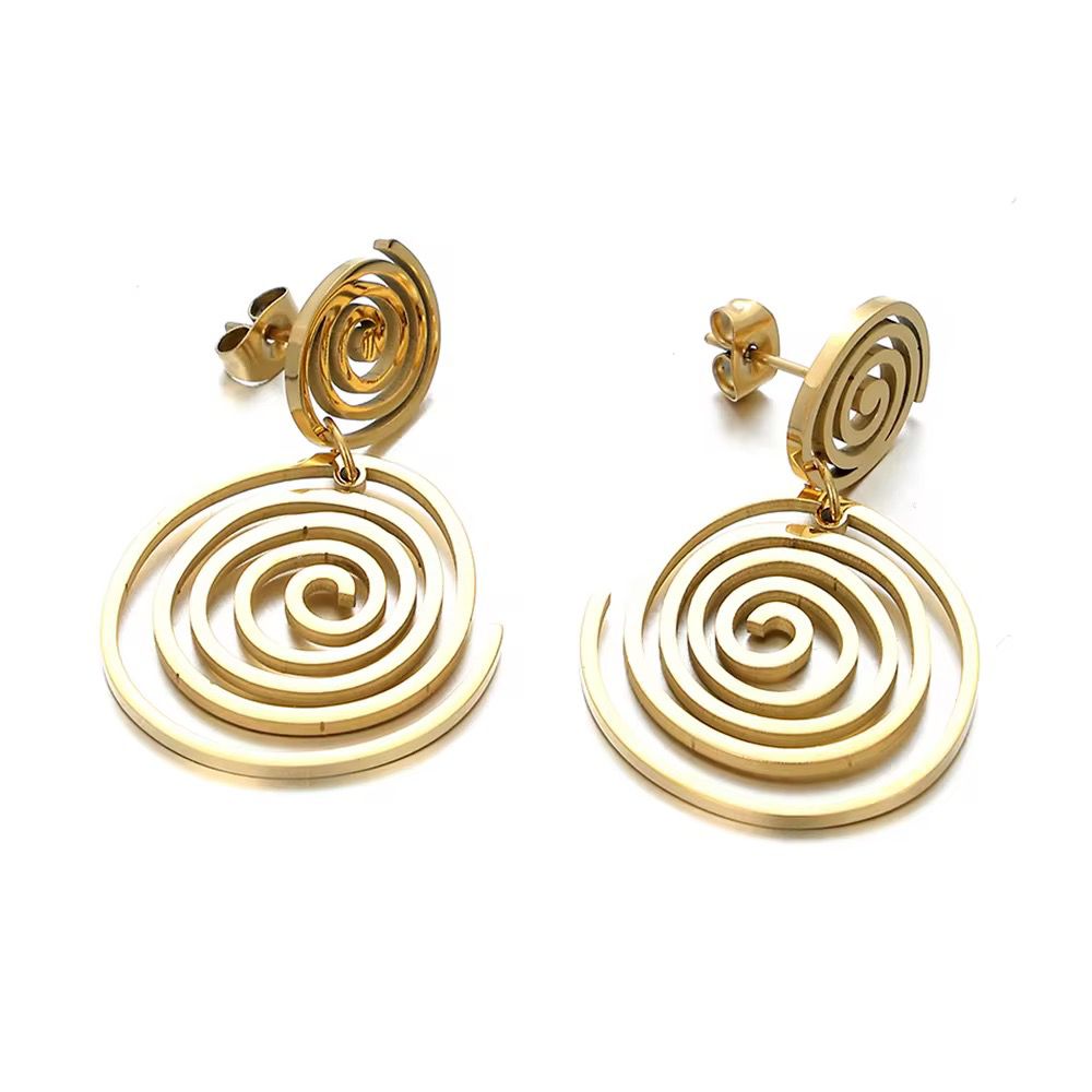 Swirling Gold Drops