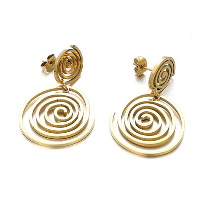 Swirling Gold Drops