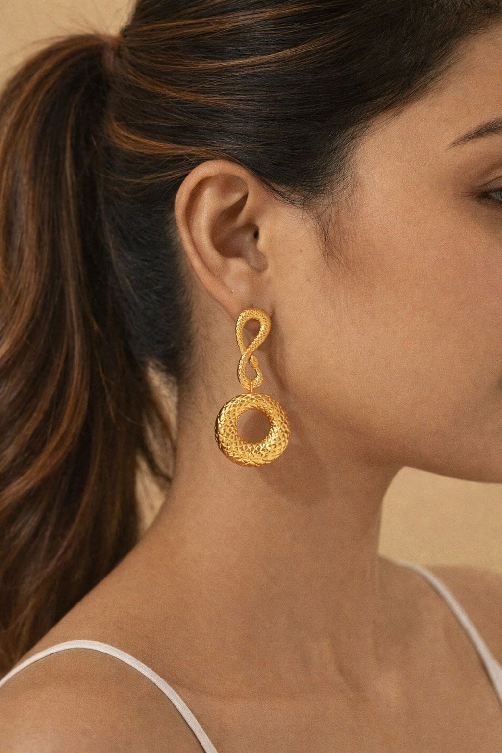Serpentine Drop Earrings