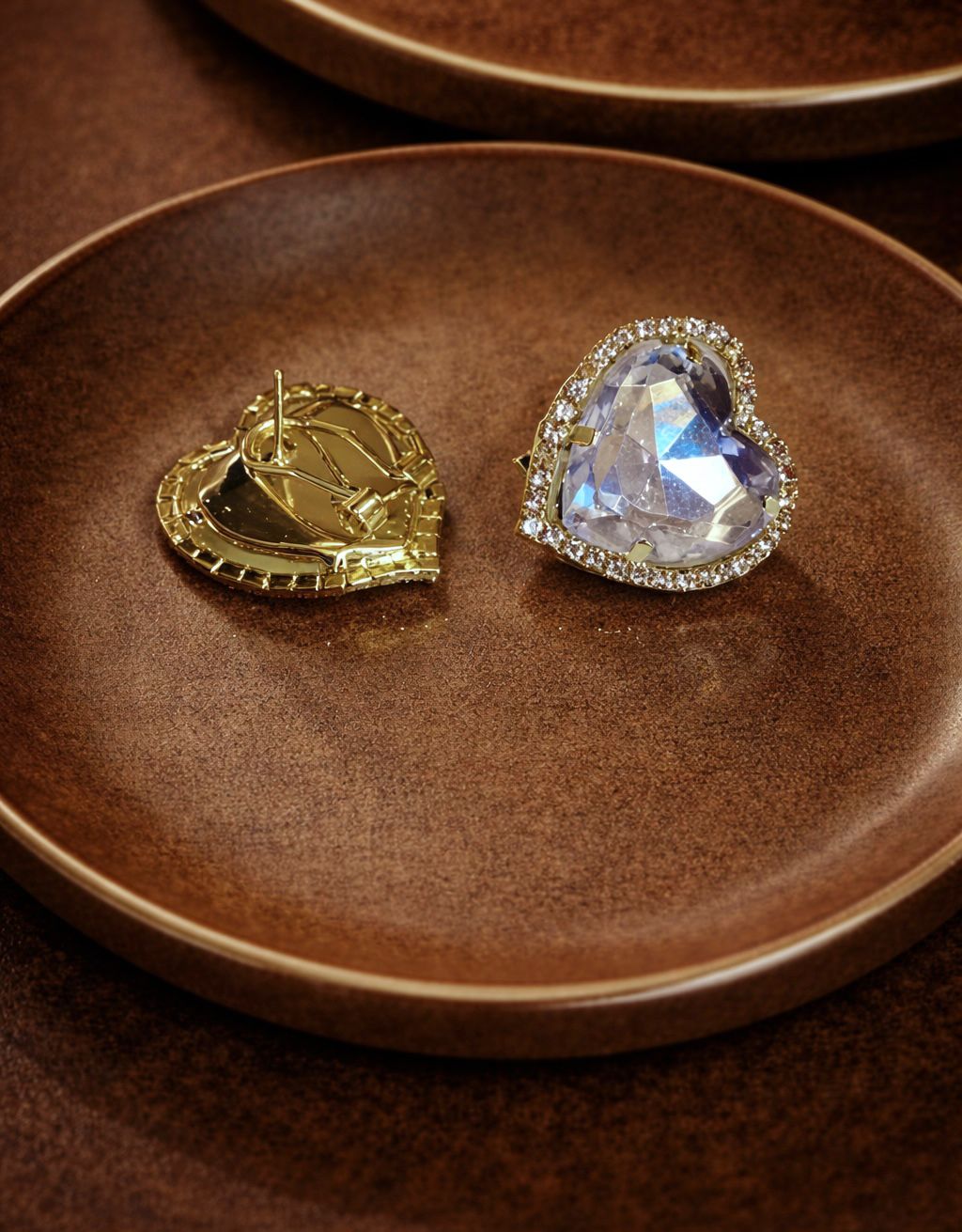 Glowing Heart Studs