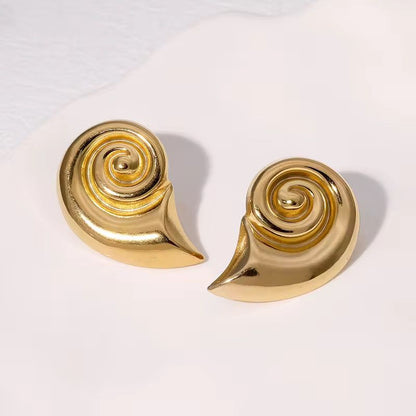 Statement Snail Studs
