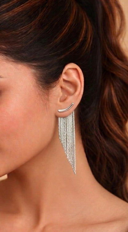 925 Sterling Silver Trendy Tassels