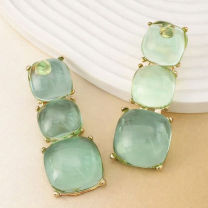 Colorful Trio Square Drops