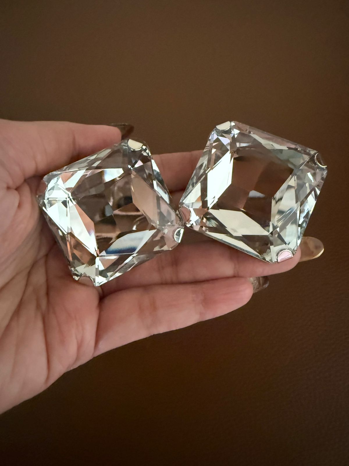 Monarch Crystal Duo Statement Studs