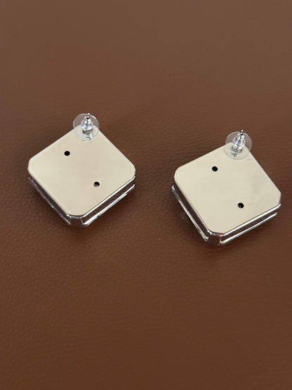 Monarch Crystal Duo Statement Studs