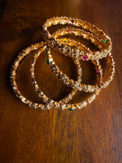 Swarna Lakshmi Jadau Kundan Bangle Set