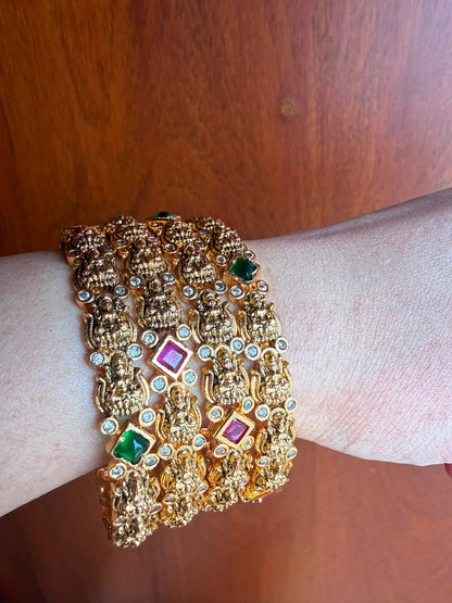 Swarna Lakshmi Jadau Kundan Bangle Set