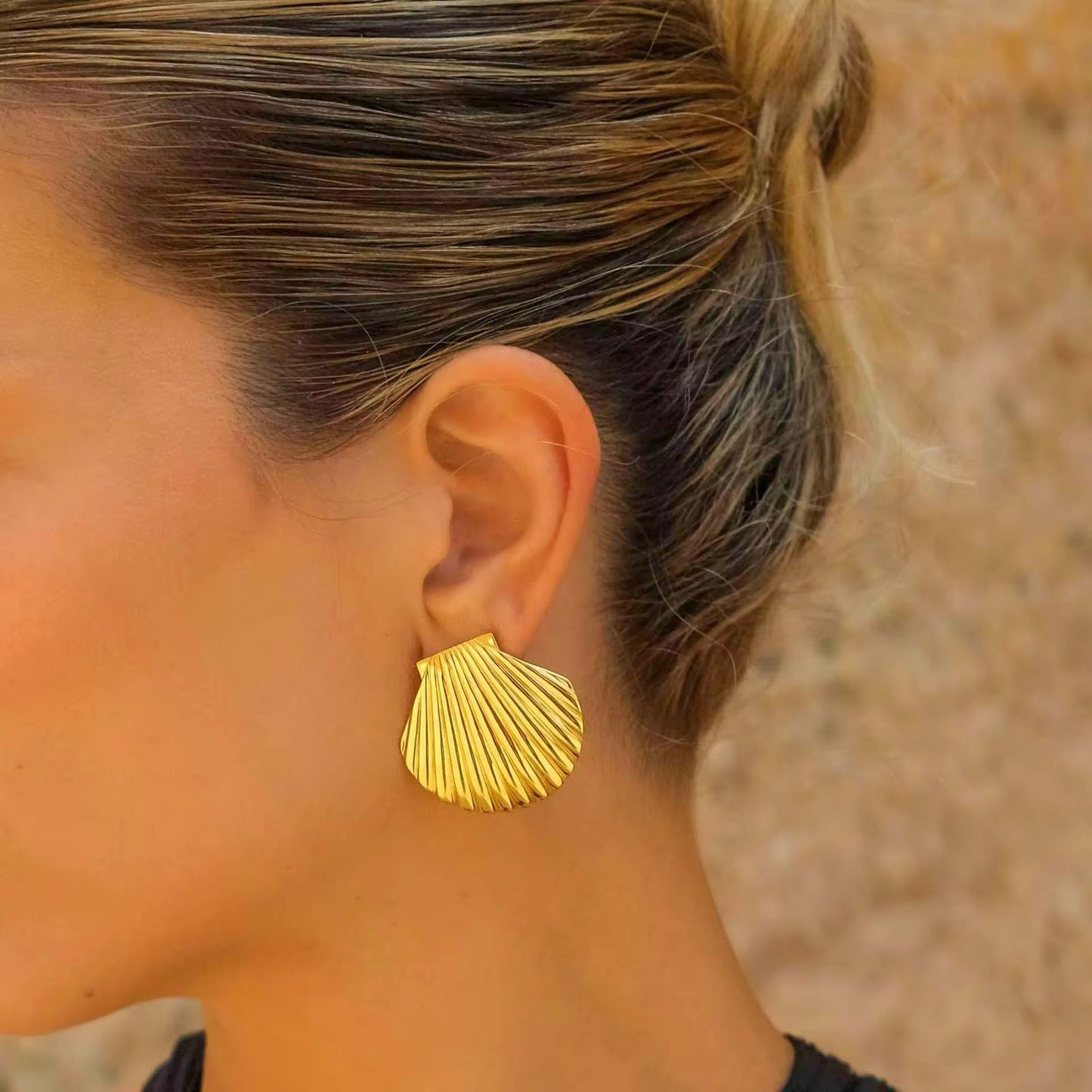 Statement Shell Studs
