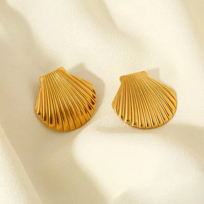 Statement Shell Studs