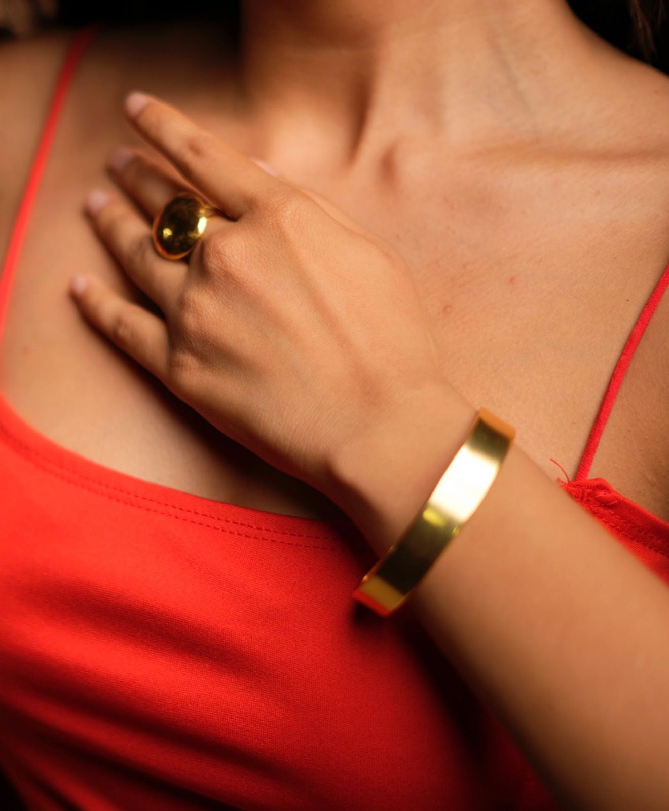 Eterna Gleam Brass Cuff – For you to embrace effortless elegance.