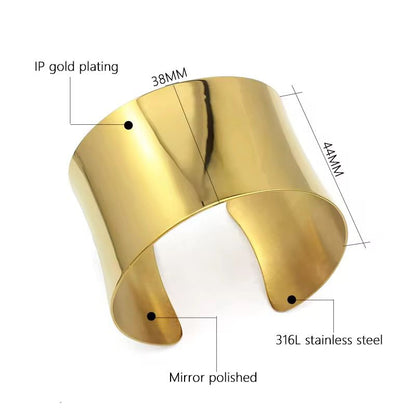 Zolara Glossy Trendy Cuff Bracelet