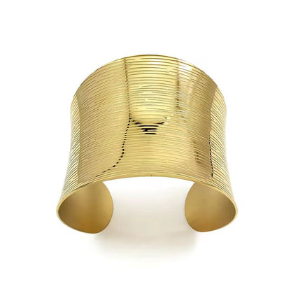Gildra Glowing Cuff Bracelet - 18k Gold Plated