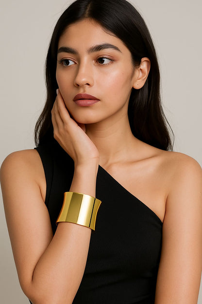 Zolara Glossy Trendy Cuff Bracelet