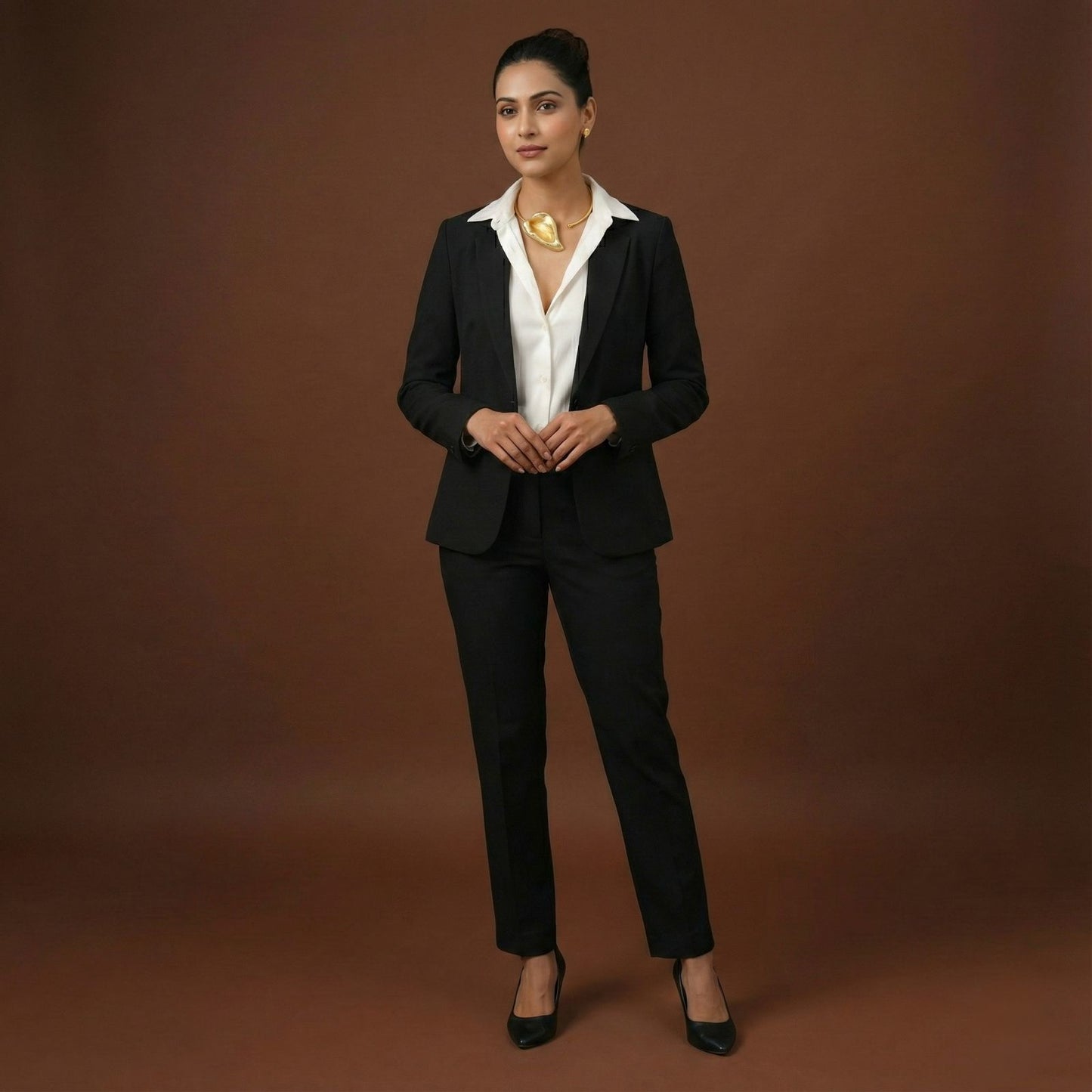 Gold Plated Luxe Anthurim Necklet