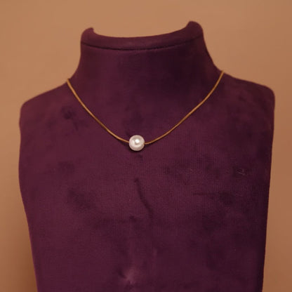 Three Layer Pearl Ball Necklace