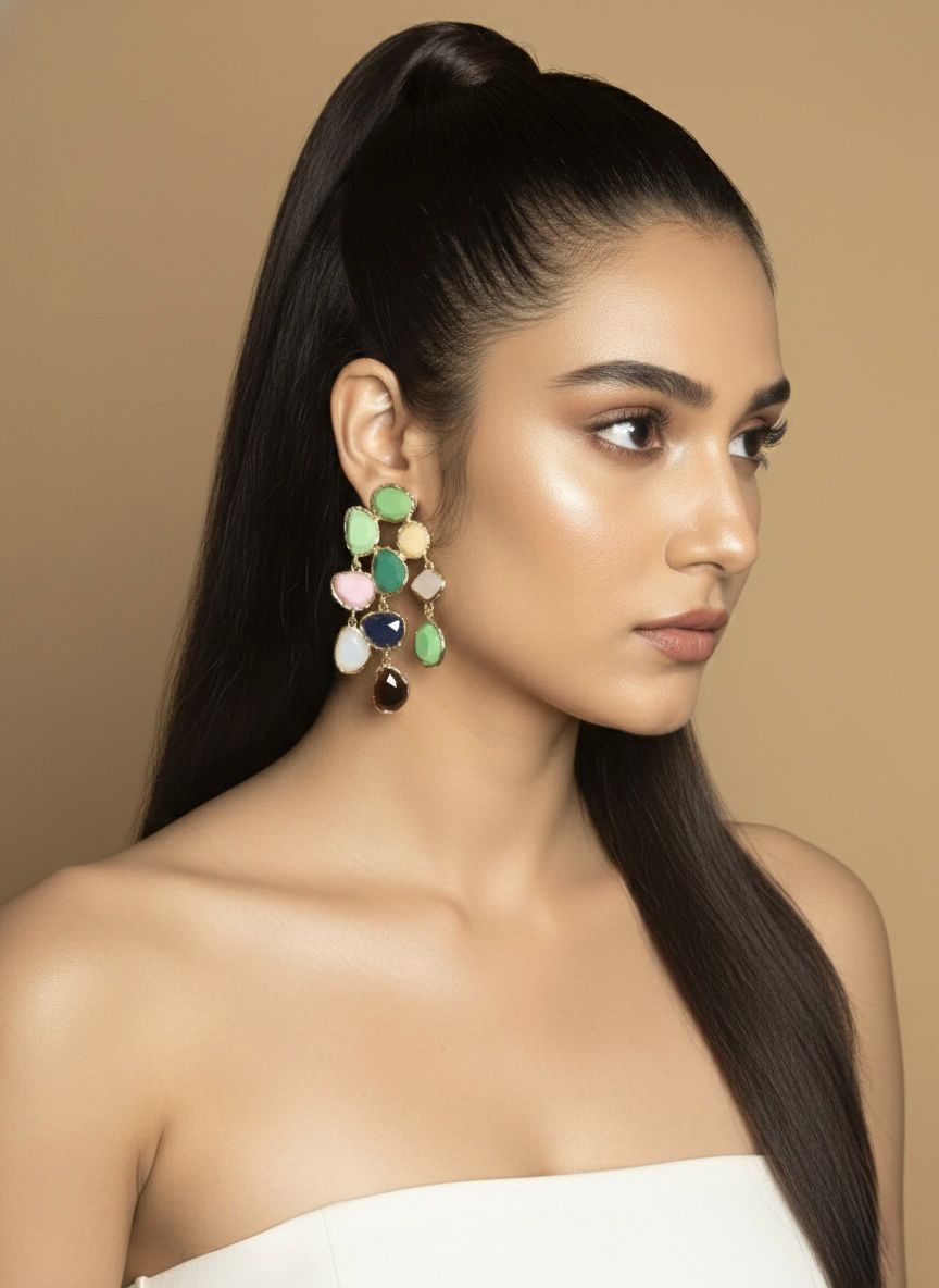 Regal Radiance Polychrome Danglers