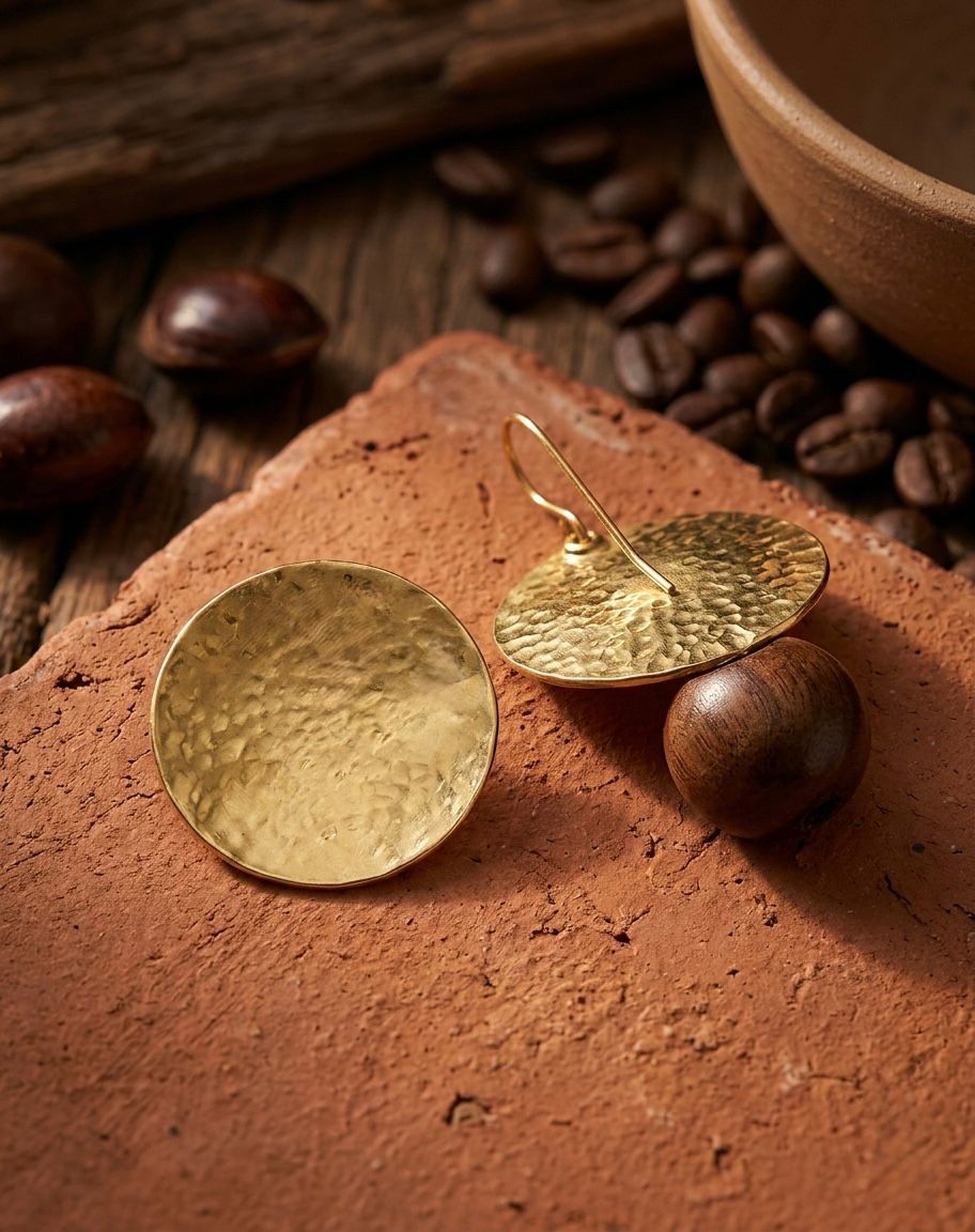 Solstice Disc Earrings – For you to shine like the sun