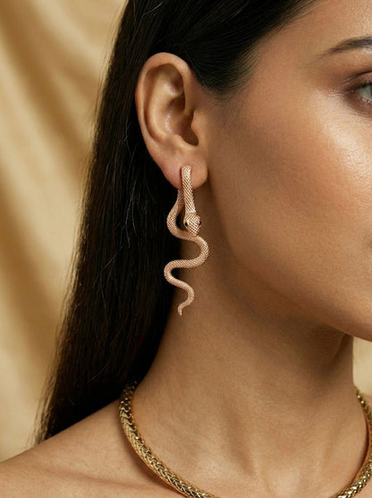 Lurking Serpent Earring