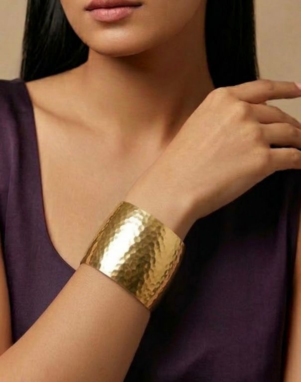 Solaris Brass Cuff - The fire of the sun, forged into brass.