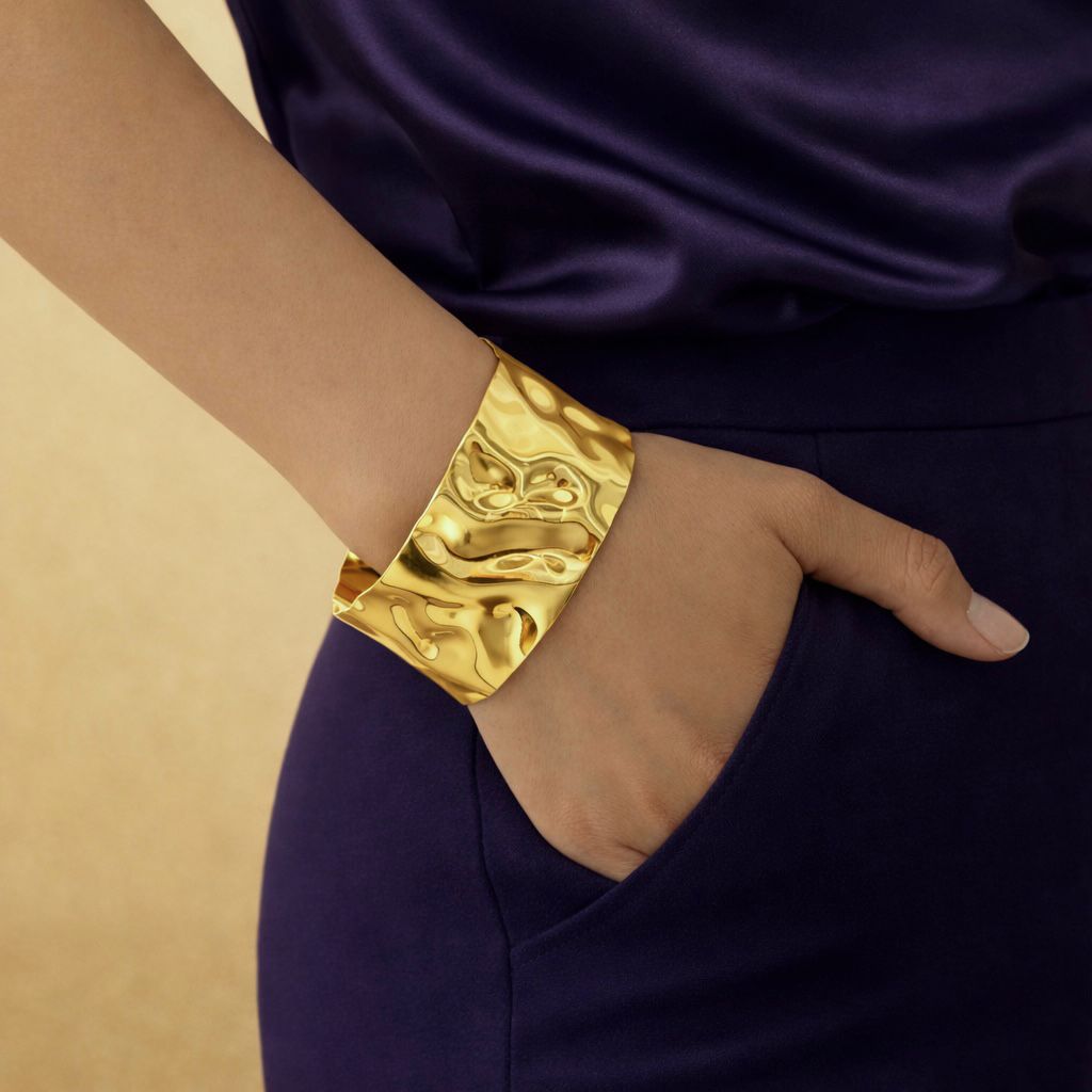 BASTION Brass CUFF - A fortress of style, unwavering and bold.