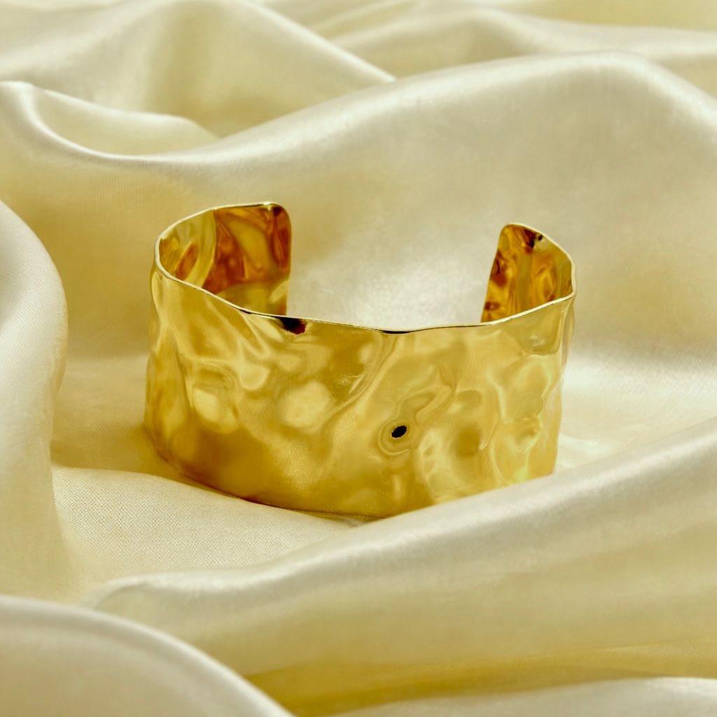 BASTION Brass CUFF - A fortress of style, unwavering and bold.