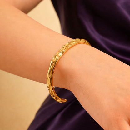Gracia Hammered Cuff Bracelet