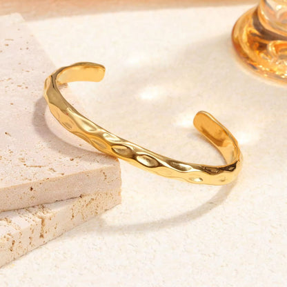 Gracia Hammered Cuff Bracelet