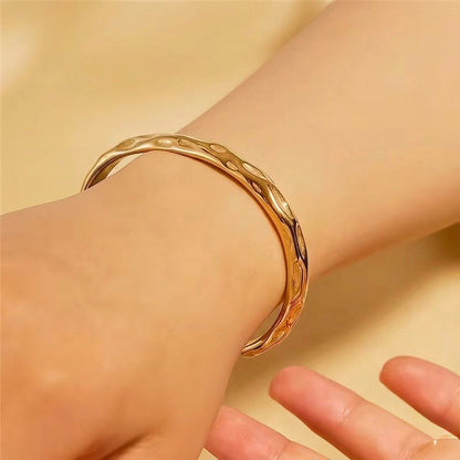 Gracia Hammered Cuff Bracelet