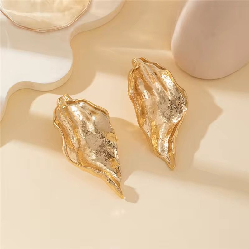 Gold Plated Luxe Anthurim Studs