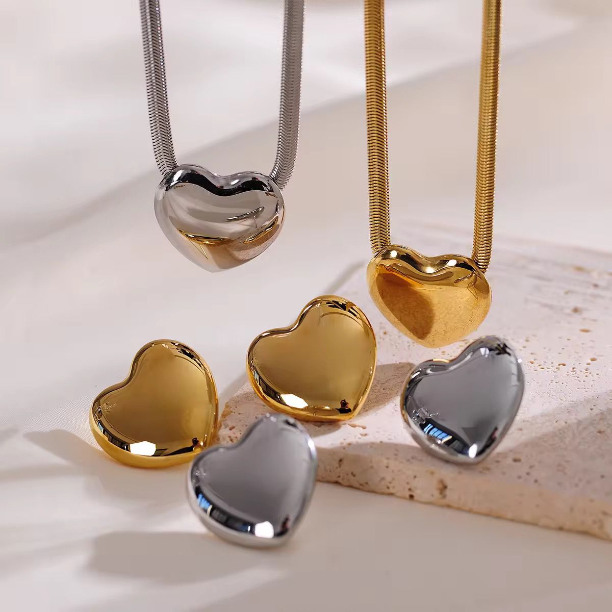 Glowing Heart Necklace