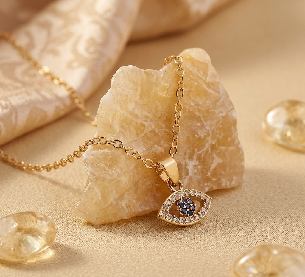 Evil Eye Pendant with Chain