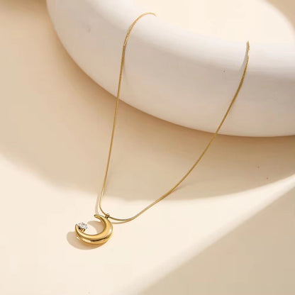 Moonlit Grace Pendant and Chain