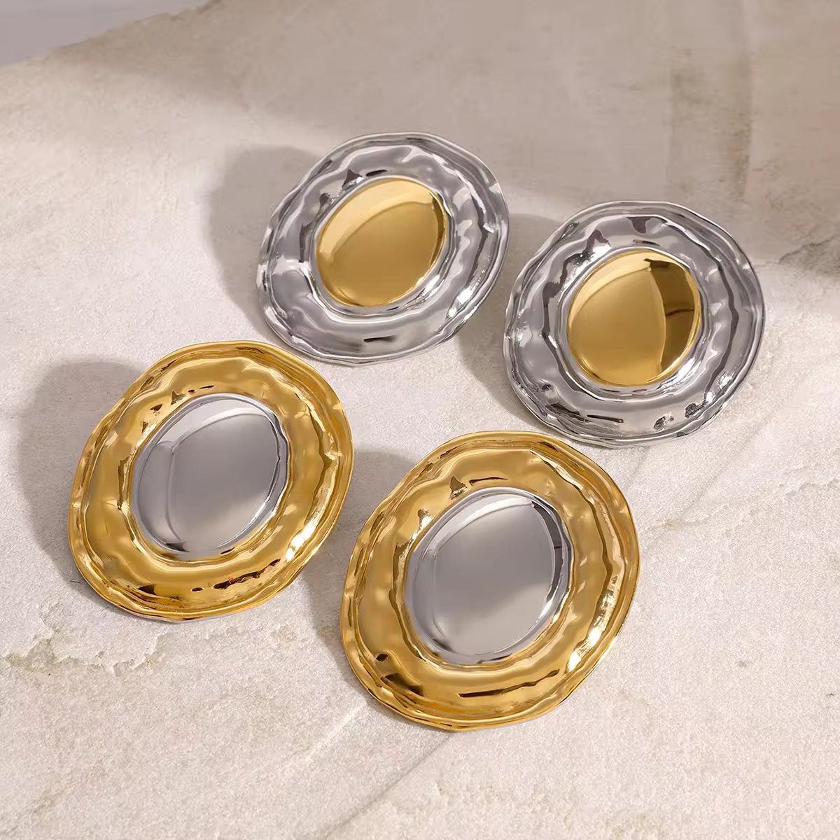 Bold Bi-Tone Studs