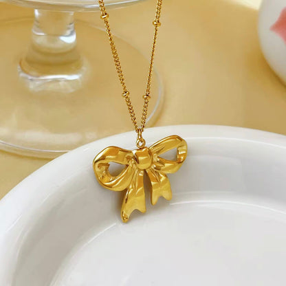 Bow Charm Necklace