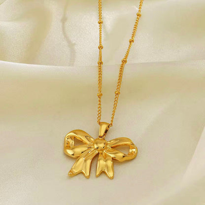 Bow Charm Necklace