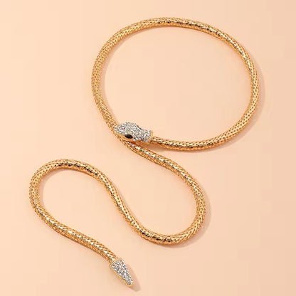 Serpentine Wrap Necklet