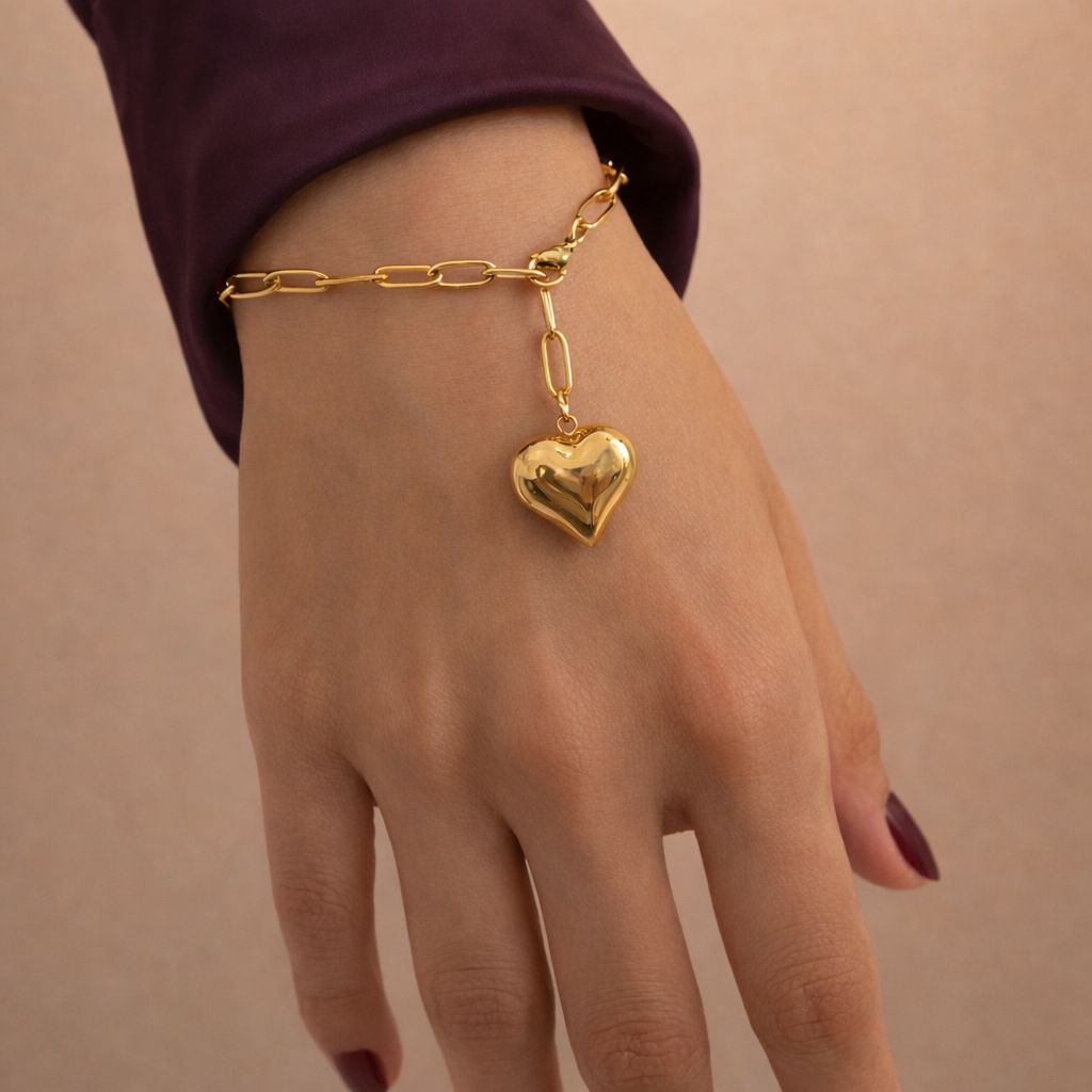 Sweetheart Bracelet - 18k Gold Plated