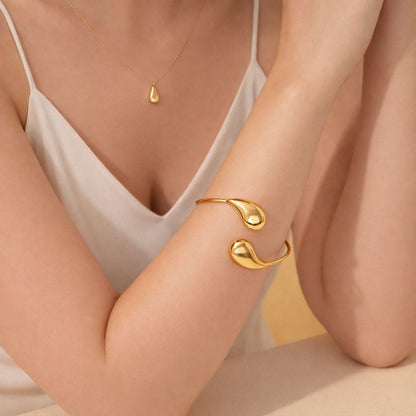 Half Tear Drop Bracelet