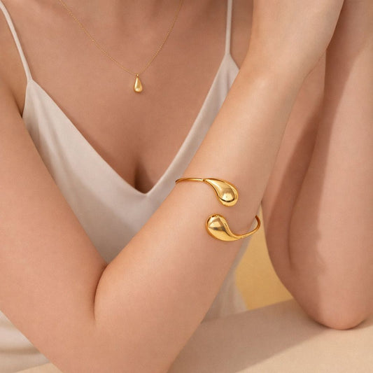 Half Tear Drop Bracelet