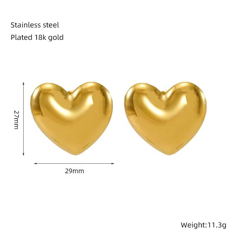 Pure Heart Statement Studs