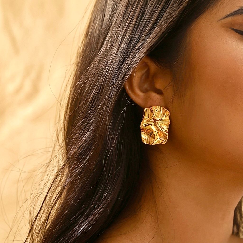 Wrinkled Textured Studs