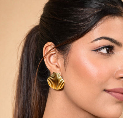 Statement Shell Studs